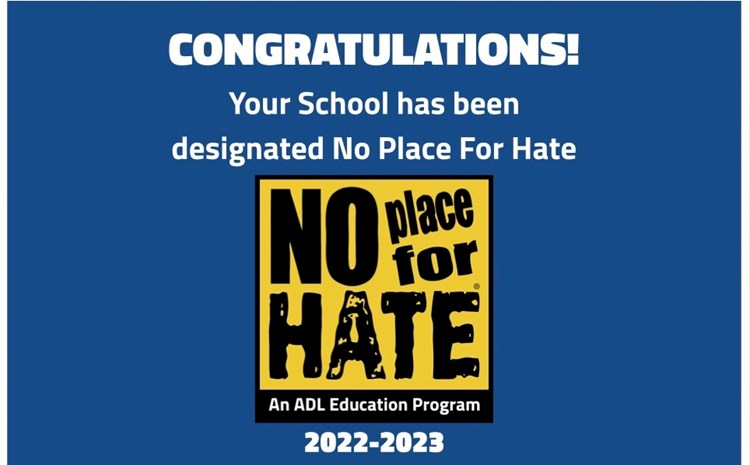 Hare declared a 2022-23 "No Place For Hate" school! - article thumnail image