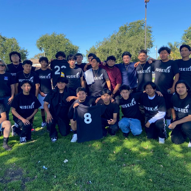 Hare soccer team. Go Huskies!