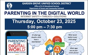 Parent Education Opportunity: Parenting in the Digital World - article thumnail image